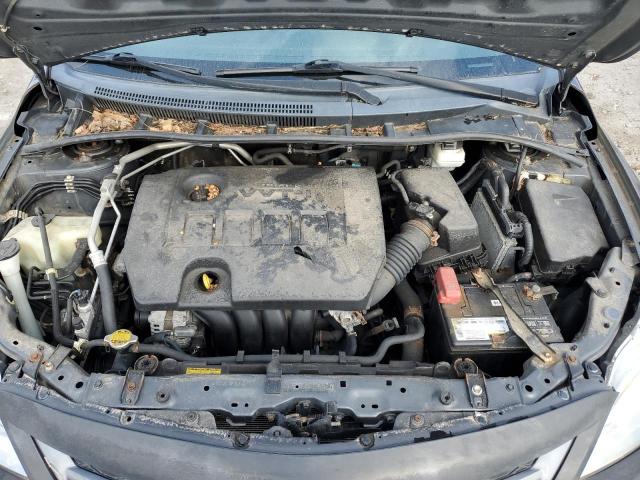 2T1BU4EE1BC745034 - 2011 TOYOTA COROLLA BASE GRAY photo 11