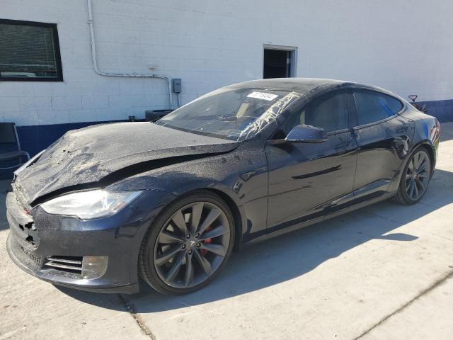 5YJSA1DP0CFP02909 - 2012 TESLA MODEL S BLUE photo 1
