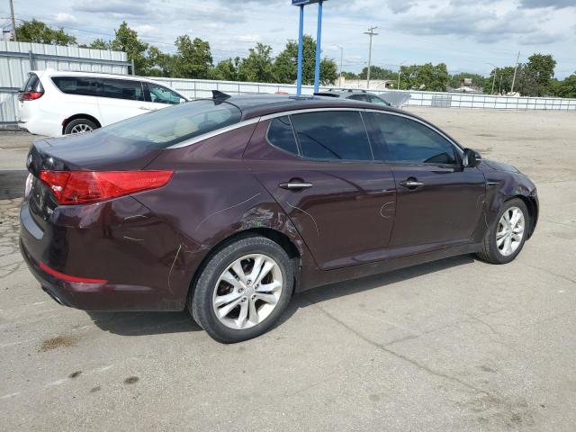 5XXGN4A76CG067577 - 2012 KIA OPTIMA EX BURGUNDY photo 3