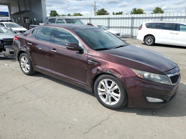 5XXGN4A76CG067577 - 2012 KIA OPTIMA EX BURGUNDY photo 4