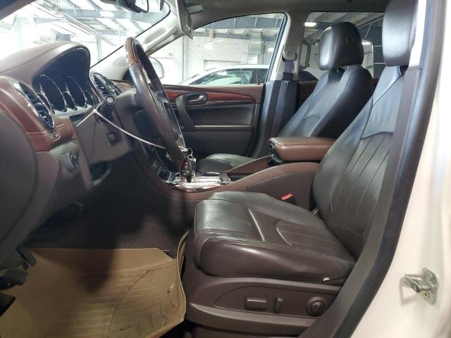 5GAKVCKD9EJ150798 - 2014 BUICK ENCLAVE WHITE photo 7