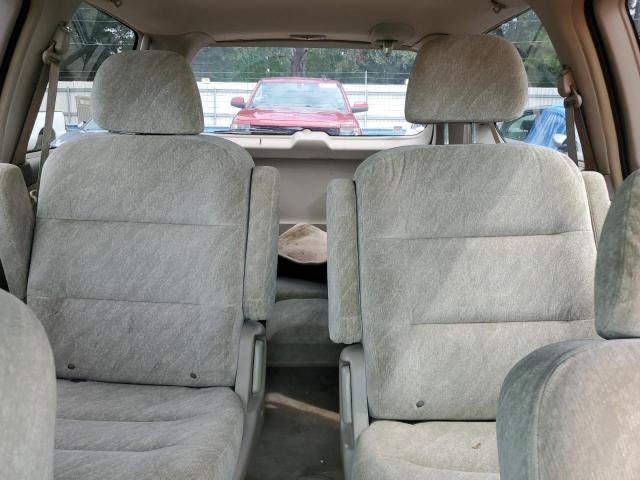 2HKRL18651H501421 - 2001 HONDA ODYSSEY EX TAN photo 10