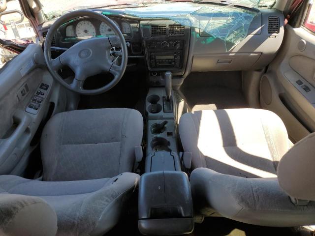 5TEGN92N32Z884225 - 2002 TOYOTA TACOMA DOUBLE CAB PRERUNNER RED photo 8