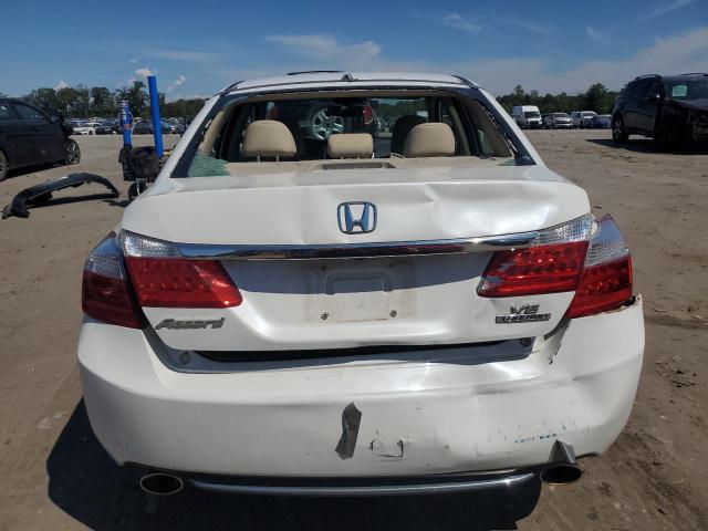 1HGCR3F93DA000621 - 2013 HONDA ACCORD TOURING WHITE photo 6