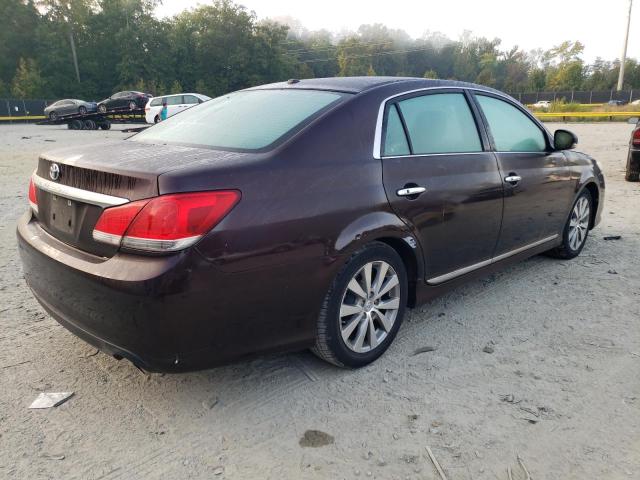 4T1BK3DB4BU407052 - 2011 TOYOTA AVALON BASE 勃艮第红 照片 3