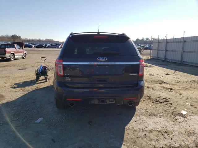 1FM5K7D89DGA29045 - 2013 FORD EXPLORER XLT BLACK photo 6