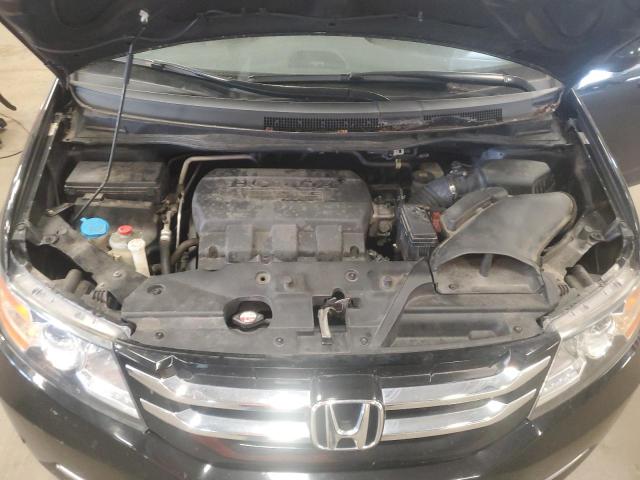 5FNRL5H64EB063678 - 2014 HONDA ODYSSEY EXL BLACK photo 12