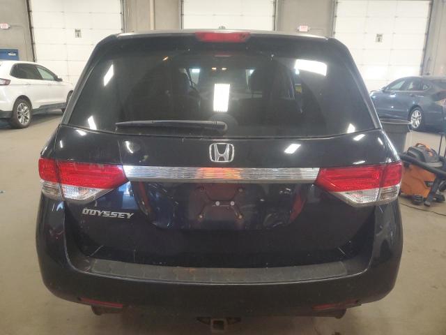 5FNRL5H64EB063678 - 2014 HONDA ODYSSEY EXL BLACK photo 6