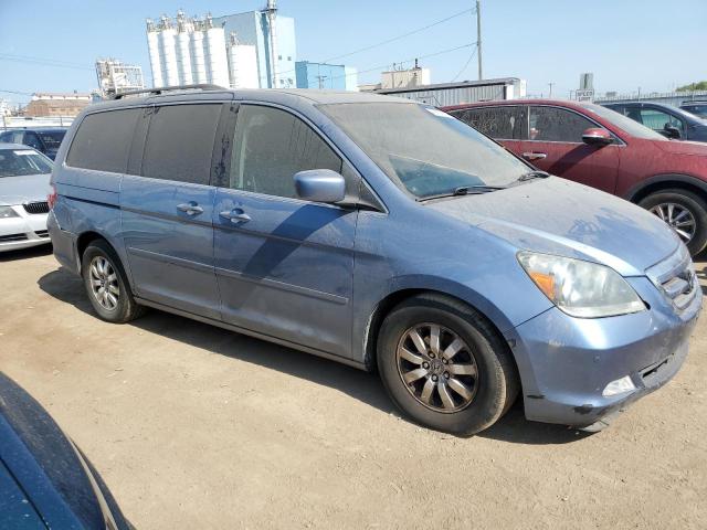 5FNRL38855B039797 - 2005 HONDA ODYSSEY TOURING BLUE photo 4