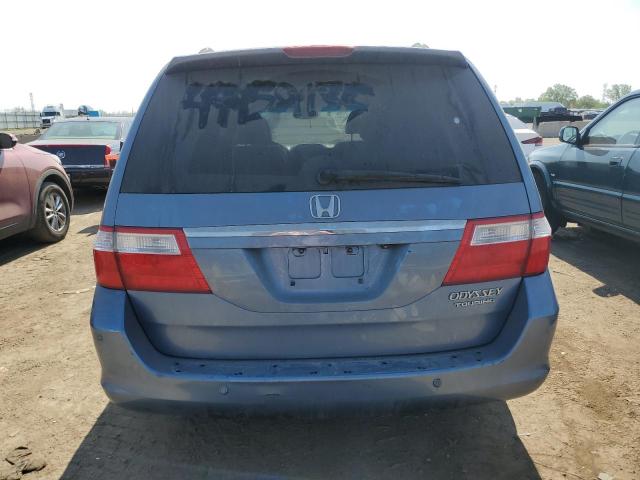 5FNRL38855B039797 - 2005 HONDA ODYSSEY TOURING BLUE photo 6