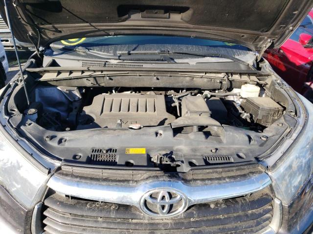 5TDKKRFH6GS133339 - 2016 TOYOTA HIGHLANDER XLE GRAY photo 12