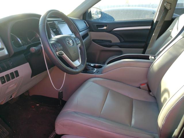5TDKKRFH6GS133339 - 2016 TOYOTA HIGHLANDER XLE GRAY photo 7