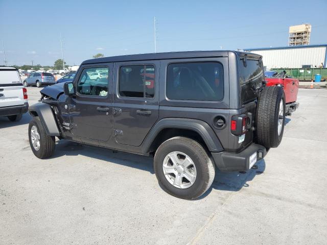 1C4HJXDN5MW515187 - 2021 JEEP WRANGLER UNLIMITED SPORT GRAY photo 2