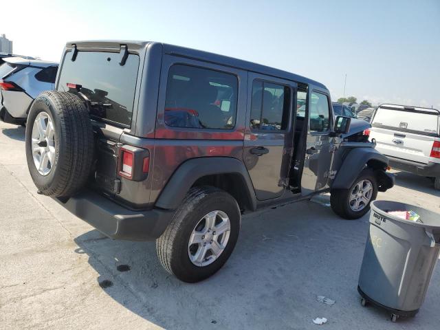 1C4HJXDN5MW515187 - 2021 JEEP WRANGLER UNLIMITED SPORT GRAY photo 3