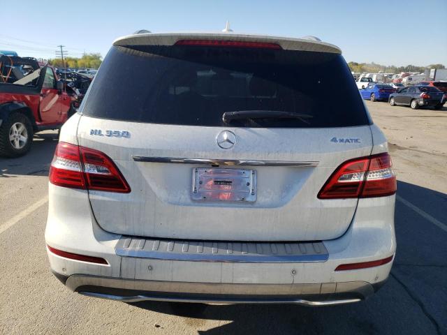4JGDA5HB9DA160150 - 2013 MERCEDES-BENZ ML 350 4MATIC WHITE photo 6