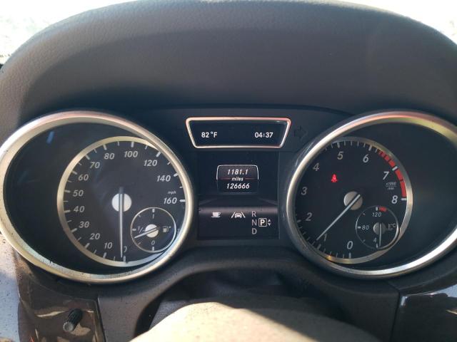 4JGDA5HB9DA160150 - 2013 MERCEDES-BENZ ML 350 4MATIC WHITE photo 9