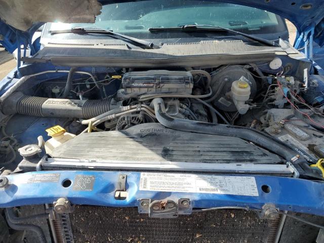 3B7HF13ZXXM588739 - 1999 DODGE RAM 1500 BLUE photo 11