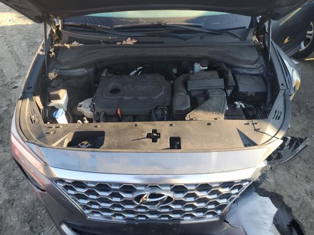 5NMS2CAD0KH059929 - 2019 HYUNDAI SANTA FE SE GRAY photo 12