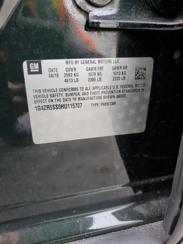 1G4ZR5SS0HU115707 - 2017 BUICK LACROSSE PREMIUM Qara foto 13