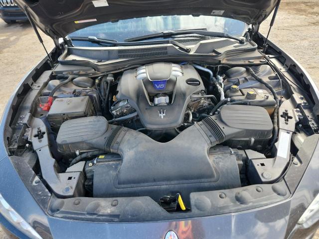 ZAM57YSAXK1334096 - 2019 MASERATI GHIBLI S Сірий фото 11