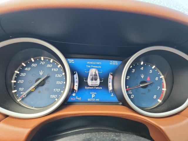 ZAM57YSAXK1334096 - 2019 MASERATI GHIBLI S Сірий фото 9