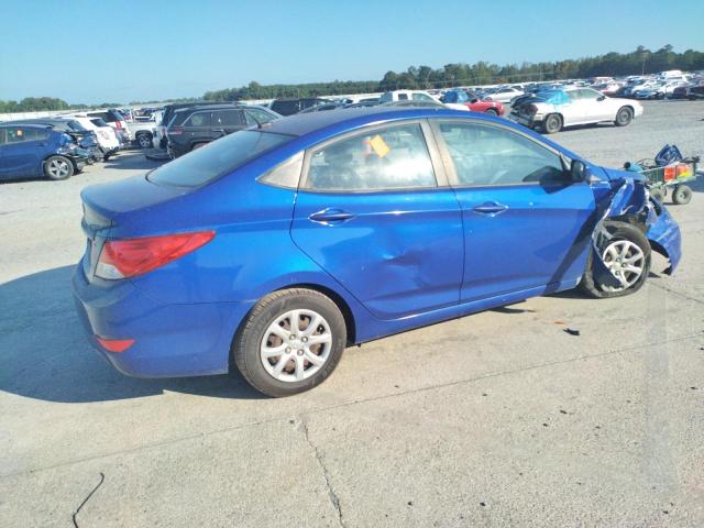 KMHCT4AE3DU403955 - 2013 HYUNDAI ACCENT GLS BLUE photo 3