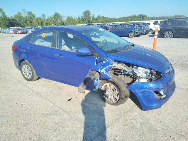 KMHCT4AE3DU403955 - 2013 HYUNDAI ACCENT GLS BLUE photo 4