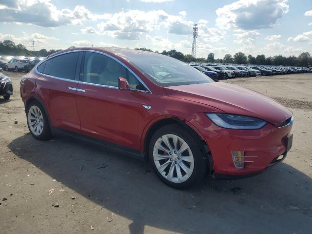5YJXCAE43GF000531 - 2016 TESLA MODEL X RED photo 4
