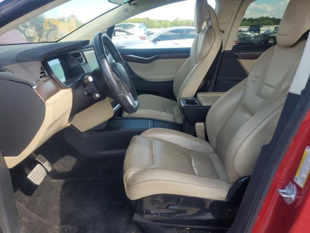 5YJXCAE43GF000531 - 2016 TESLA MODEL X RED photo 7