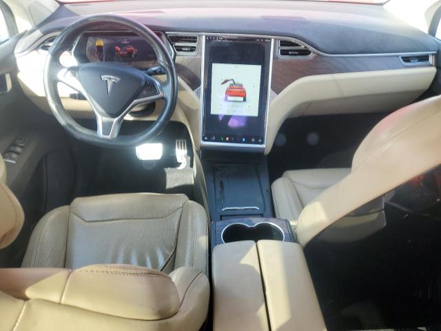 5YJXCAE43GF000531 - 2016 TESLA MODEL X RED photo 8