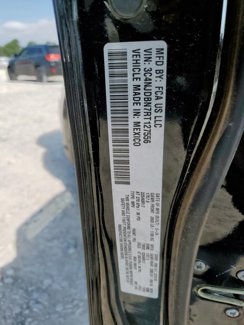 3C4NJDBN7RT127556 - 2024 JEEP COMPASS LATITUDE Schwarz Foto 13