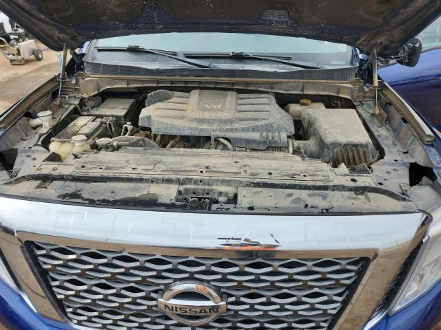1N6AA1EJ3JN500101 - 2018 NISSAN TITAN S BLUE photo 11
