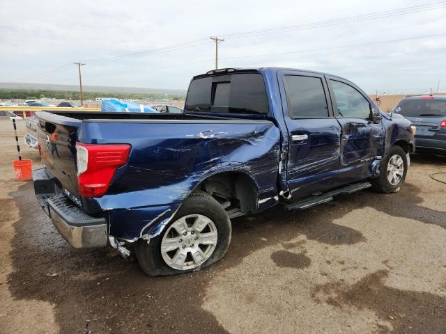 1N6AA1EJ3JN500101 - 2018 NISSAN TITAN S BLUE photo 3