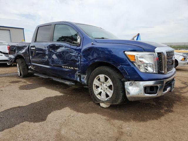 1N6AA1EJ3JN500101 - 2018 NISSAN TITAN S BLUE photo 4