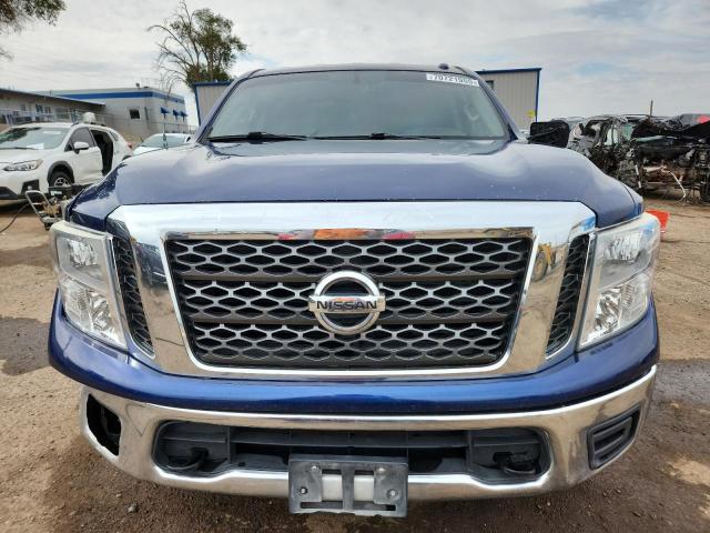1N6AA1EJ3JN500101 - 2018 NISSAN TITAN S BLUE photo 5