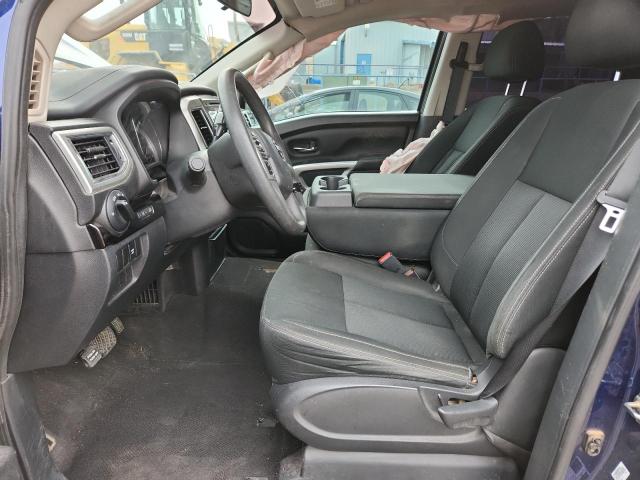 1N6AA1EJ3JN500101 - 2018 NISSAN TITAN S BLUE photo 7