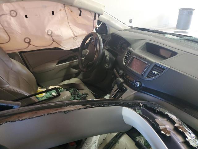 5J6RM4H75DL004693 - 2013 HONDA CR-V EXL BLUE photo 8