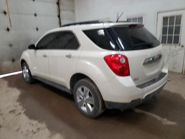 1GNALPEKXDZ125837 - 2013 CHEVROLET EQUINOX LT WHITE photo 2