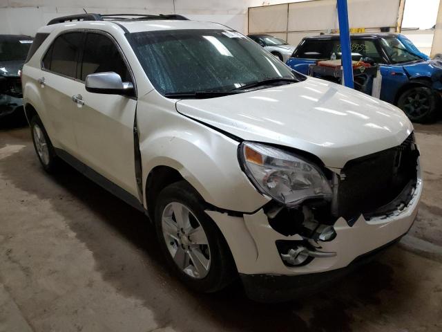 1GNALPEKXDZ125837 - 2013 CHEVROLET EQUINOX LT WHITE photo 4