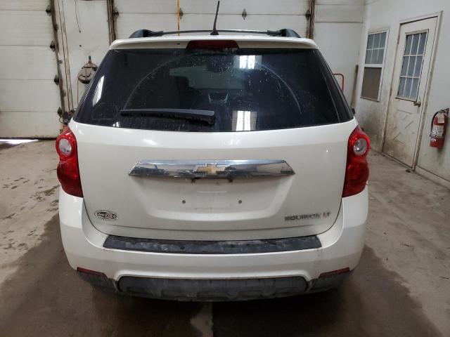 1GNALPEKXDZ125837 - 2013 CHEVROLET EQUINOX LT WHITE photo 6