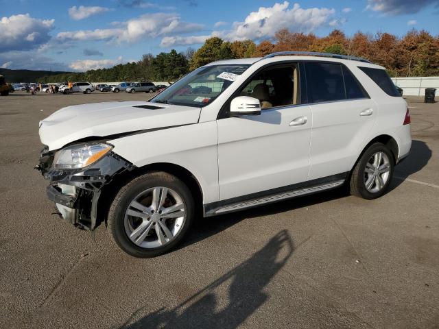 4JGDA5HBXEA373142 - 2014 MERCEDES-BENZ ML 350 4MATIC WHITE photo 1