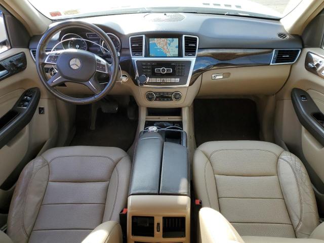 4JGDA5HBXEA373142 - 2014 MERCEDES-BENZ ML 350 4MATIC WHITE photo 8