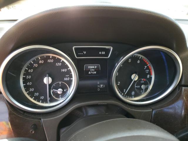 4JGDA5HBXEA373142 - 2014 MERCEDES-BENZ ML 350 4MATIC WHITE photo 9