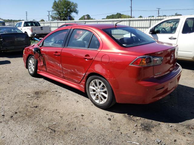 JA32U2FU4GU002094 - 2016 MITSUBISHI LANCER ES RED photo 2