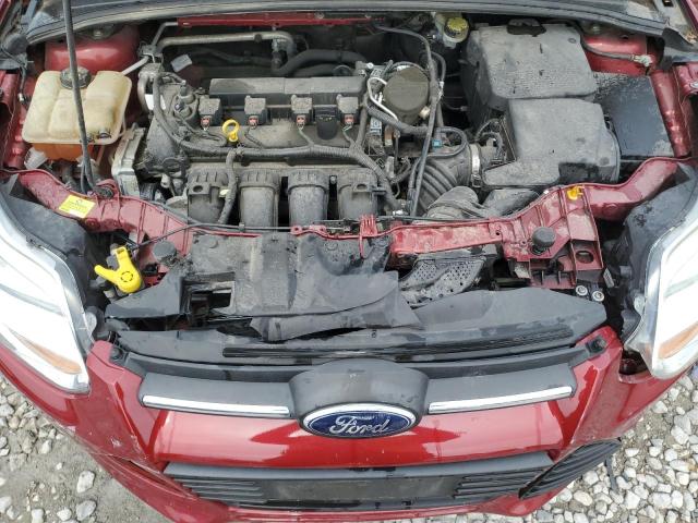 1FADP3F29EL413196 - 2014 FORD FOCUS SE BURGUNDY photo 11