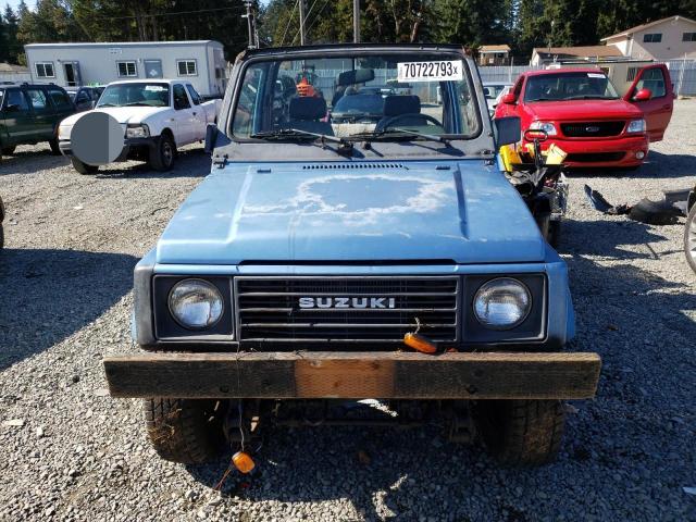 JS4JC51C0H4158020 - 1987 SUZUKI SAMURAI BLUE photo 5