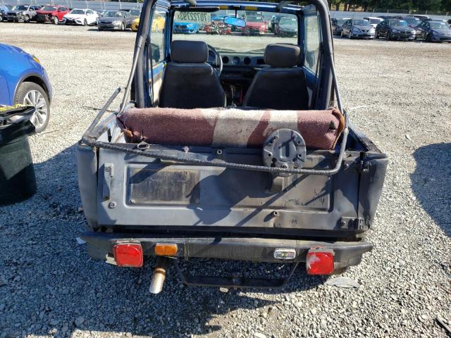 JS4JC51C0H4158020 - 1987 SUZUKI SAMURAI BLUE photo 6