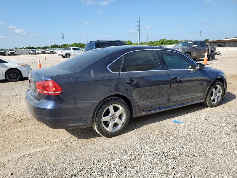 1VWBH7A30CC069726 - 2012 VOLKSWAGEN PASSAT SE ლურჯი ფოტო 3