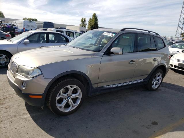 WBXPC93439WJ25628 - 2009 BMW X3 XDRIVE30I GRAY photo 1