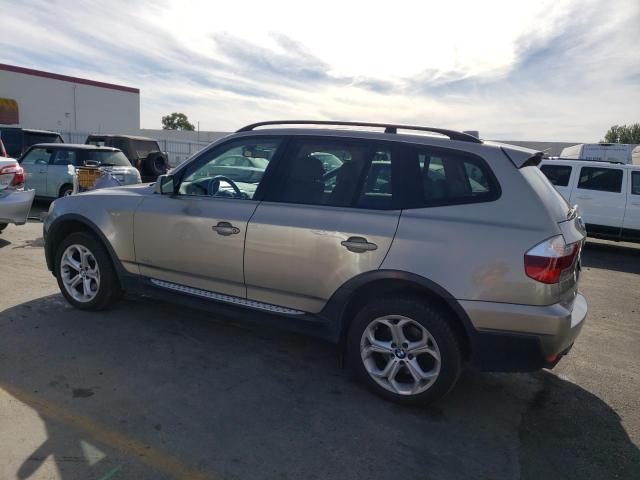 WBXPC93439WJ25628 - 2009 BMW X3 XDRIVE30I GRAY photo 2